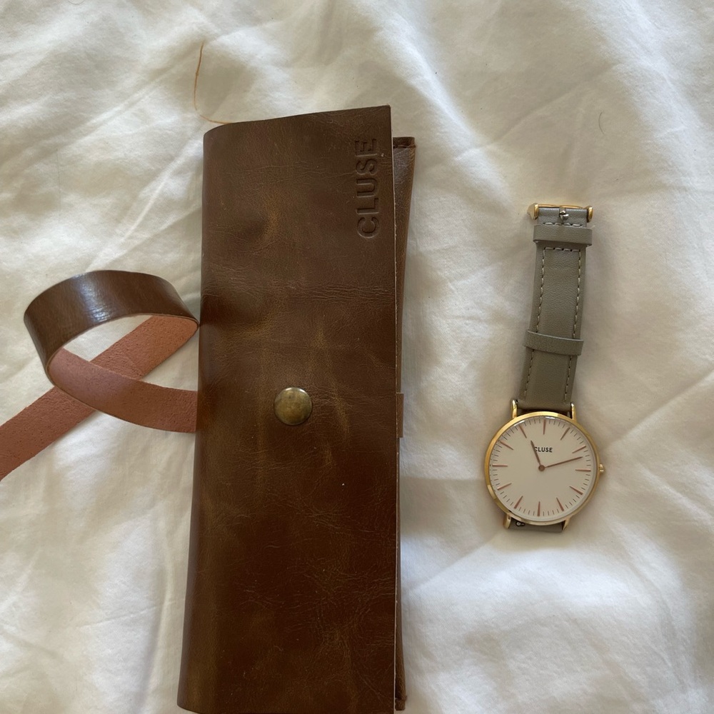 Women’s Cluse Gold and Grey watch